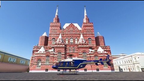 Moscow Heli tour of New Maps in Flight Sim 2020