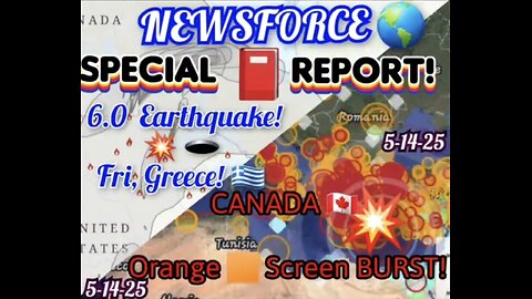 NF 🌎 Special 📕 Report! Greece! 🇬🇷 Large Earthquake!💥 D.U.M.B. SLAMMER JAMMER ! 💥