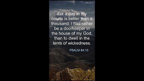 Psalm 84:10