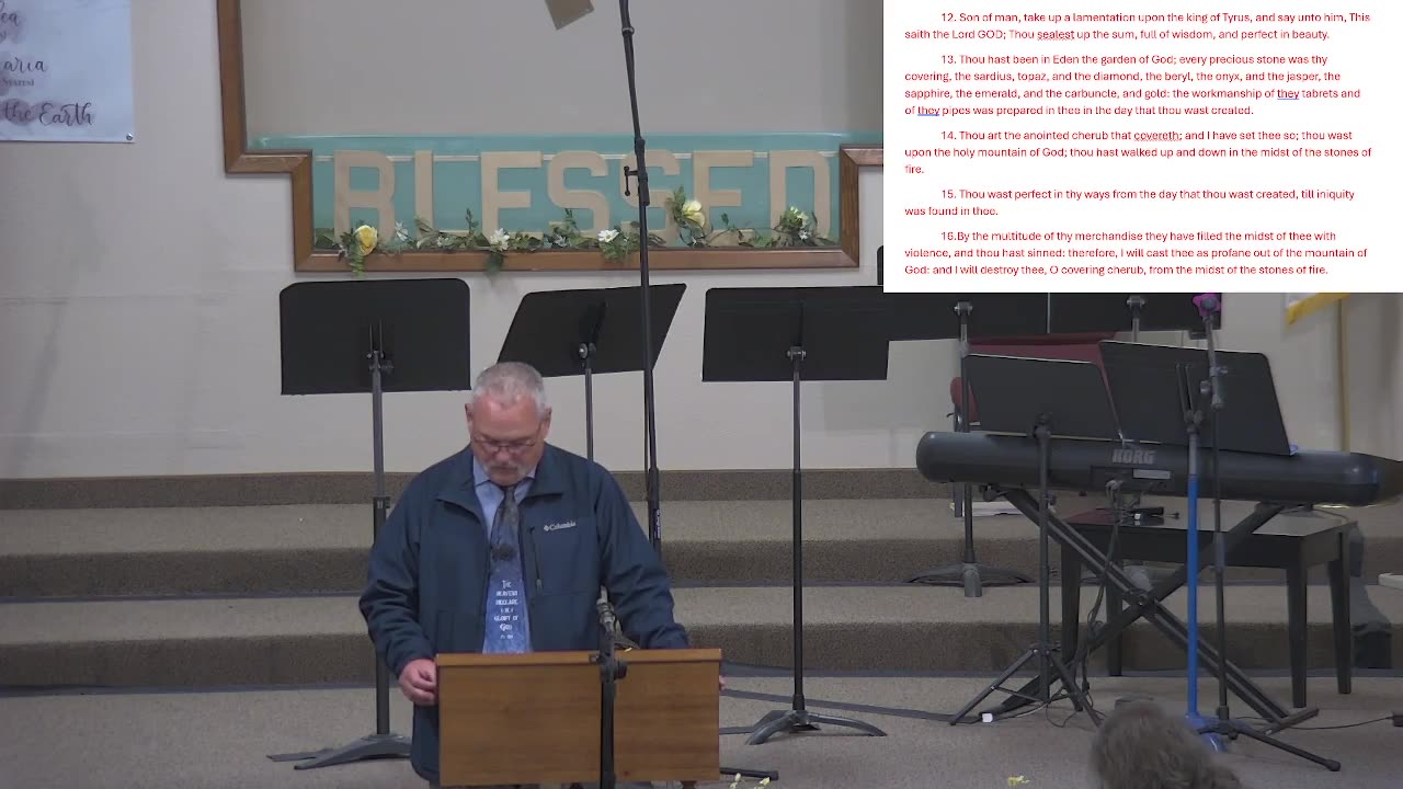 Week 2 of 5 of Ed's 15 Minute Seminar at Moose Creek Baptist Church 8/10/2025