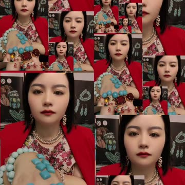 20250726-6 Natural Original Turquoise Square Cabochon Hold Mountains