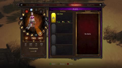 Diablo 3 fighting some demons