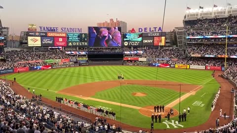 Trump gets big applause at Yankee game on 9/11