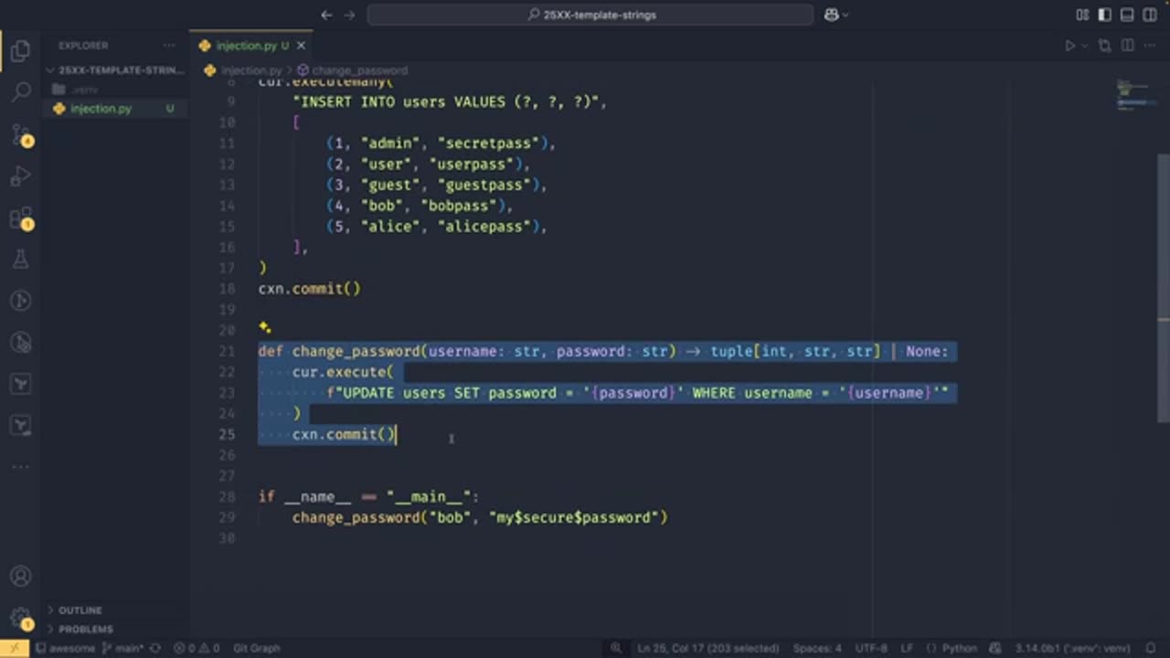 Python's new T-STRINGS (template strings)