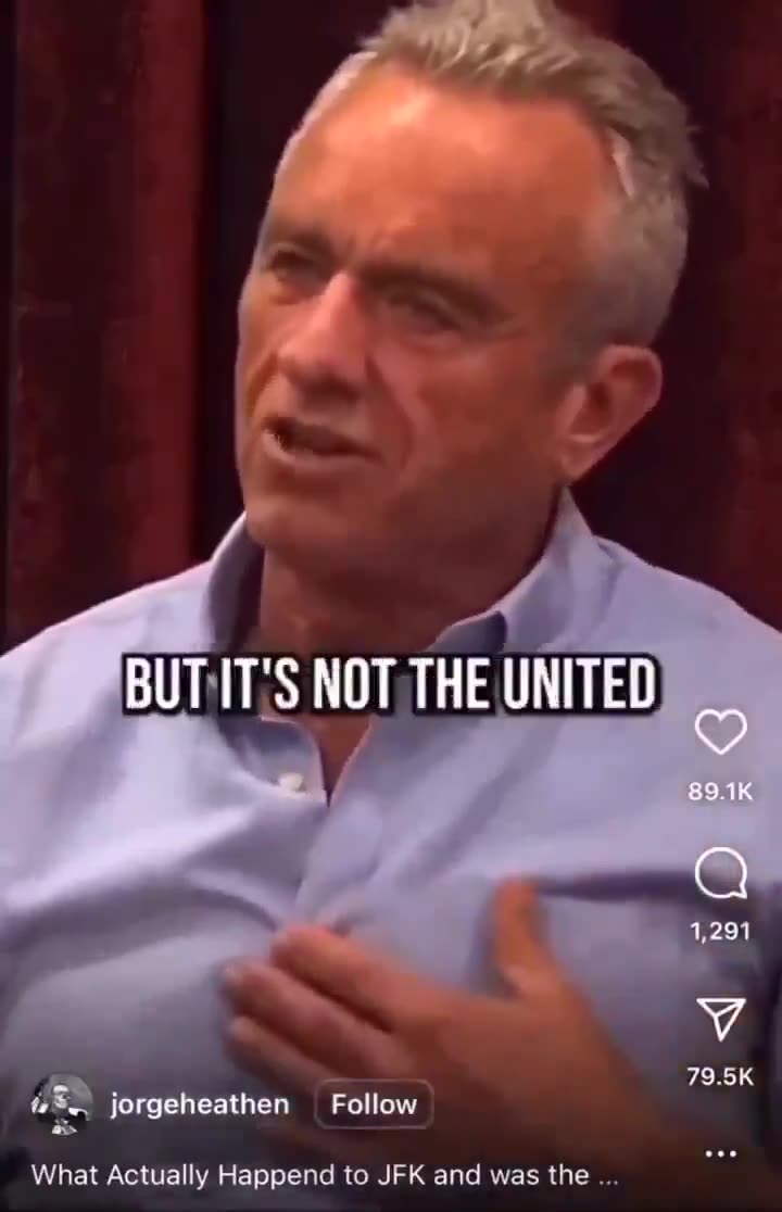 RFK Jr. dropping red pills about JFK