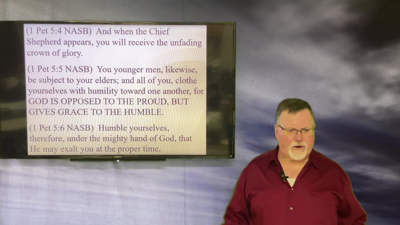 1 Peter 3, 4 & 5 - Peter is speaking of the evil of men in the days of Noah. 2025