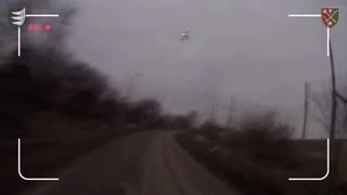 Ukrainian Soldier Shoots Down Russian Drone with a Single Shot
