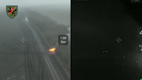 Russian Banzai Attack Across Open Terrain on the Position of the 110th Mechanized Brigade