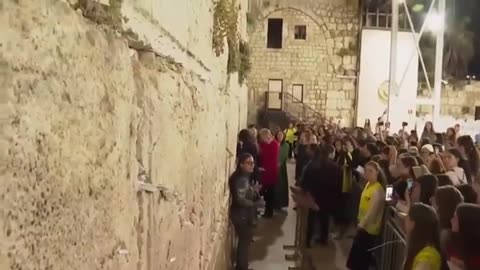 Jew owned Kristi Noem Prays at the Wailing Wall on Memorial Day