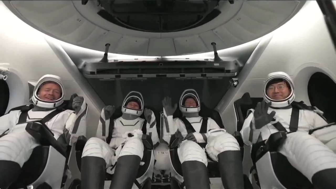SpaceX -The hatch is open and the crew will now begin their unassisted exit