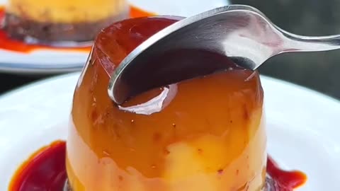 Making a two-layer pudding