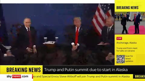 MEDIA GONE CRAZY! 🔥President Trump & Putin speak briefly to media before summit