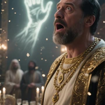 The Unseen Hand that Wrote on the Wall.