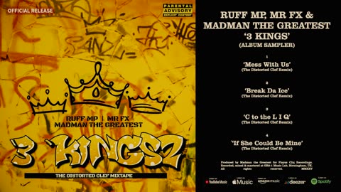 3 Kings (Ruff MP, Mr FX & Madman the Greatest) - 3 Kings (The Distorted Clef Mixtape)
