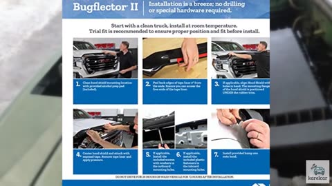 Auto Ventshade [AVS] Bugflector II Hood Shield / Protector | Fits 1999 - 2002 Ch