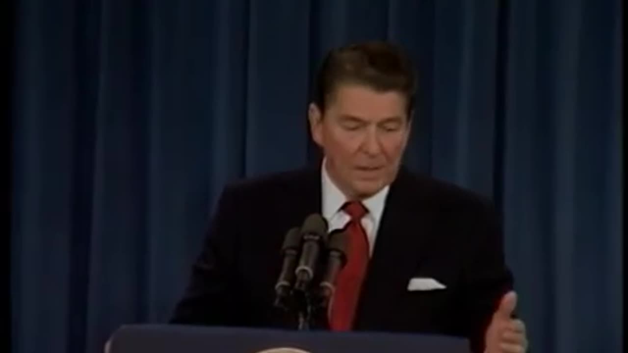 Archive ✅ President Reagan's 21st Press Conference in the OEOB on December 20, 1983