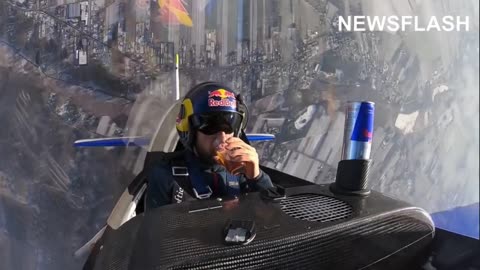 🤯✨ Mind Blown! Pilot Defies Gravity with Upside Down Red Bull | FeedMyCuriosity