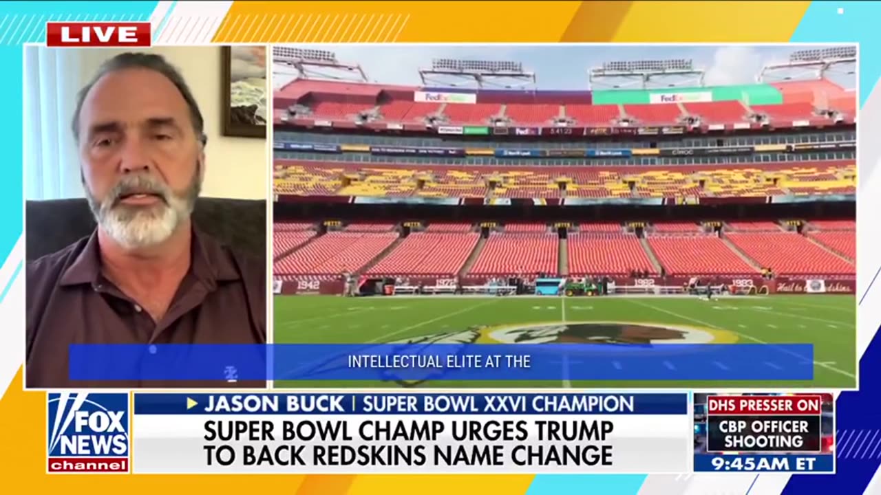 Native American NFL Veteran Endorses Redskins Name Change