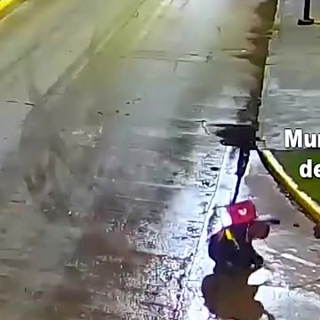 Terrifying moment motorcyclist flips after crashing into car - 7NEWS Australia (720p, h264)