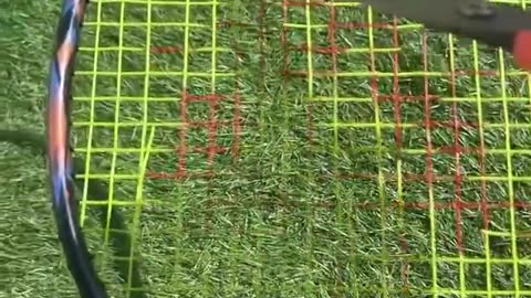 Cutting a racket so it doesn’t explode