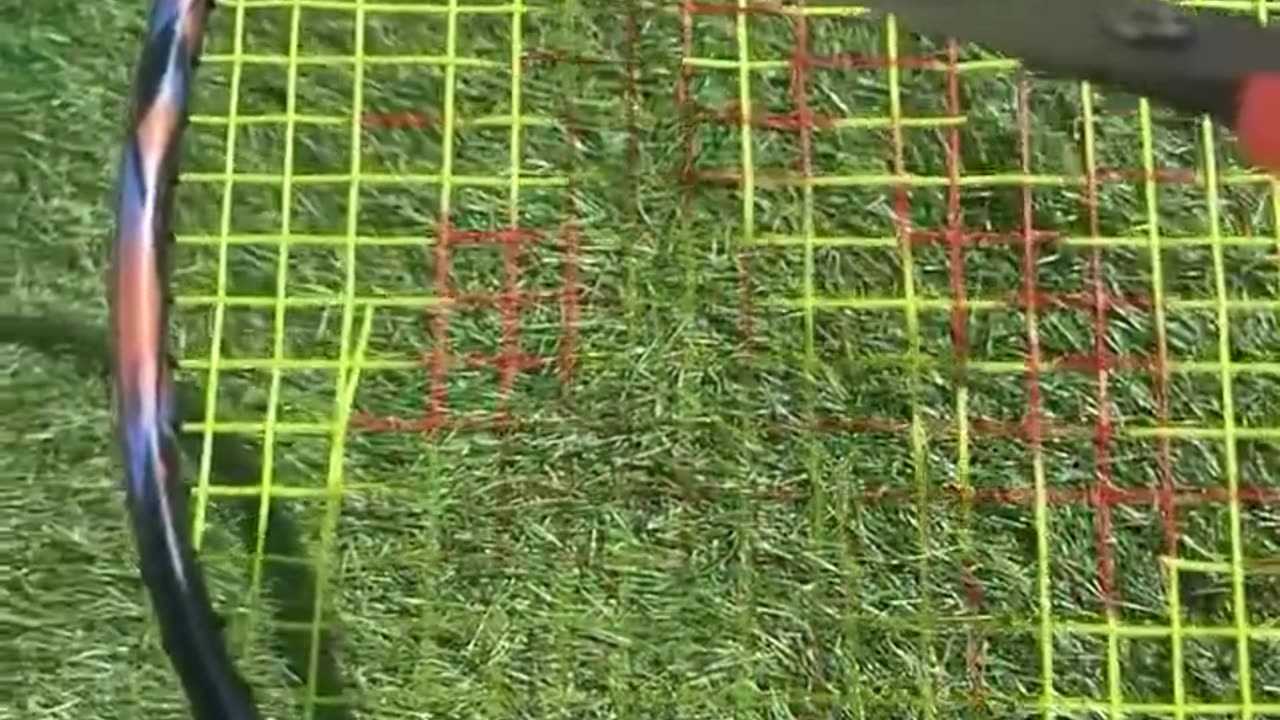 Cutting a racket so it doesn’t explode