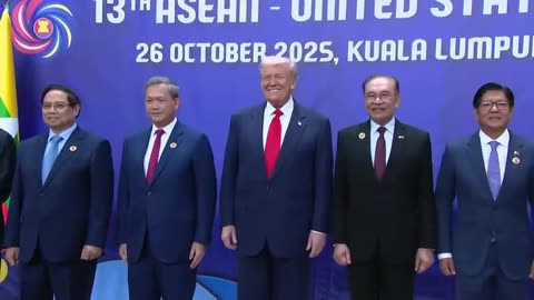 President Trump arrives in Malaysia