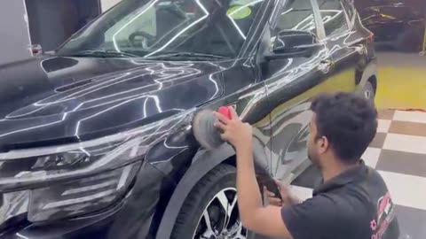 KIA Seltos Shining Bright After Maintenance Polishing by Detailing Machines