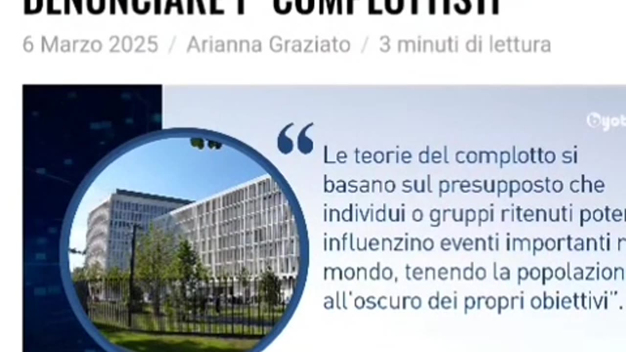 Impedire il libero pensiero... strano che questa iniziativa non sia partita dall'Italia.