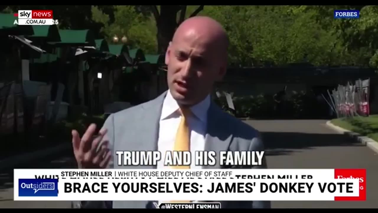 Stephen Miller absolutely schools the lefty US media on their hypocrisy!