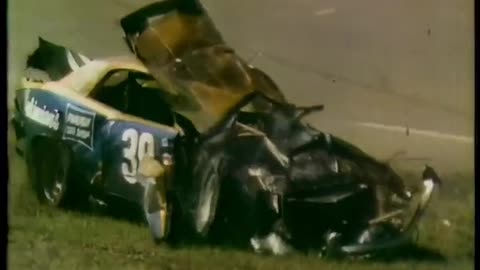 Walter Ballard & Buddy Baker Crash – Daytona 500 | NASCAR Wreck 💥🏁#NASCAR #Daytona500 #1972 #Crash