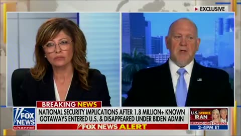 ⚠️🚨 Tom Homan alerts about potential Iranian sleeper cells in the United States.