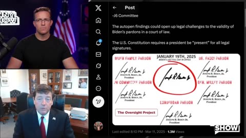Ed Martin says Biden’s autopen pardons are being investigated...