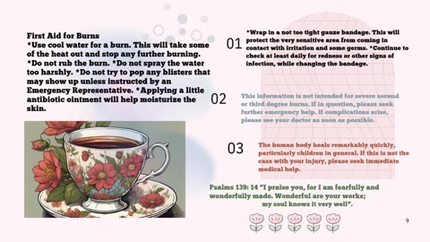 Edy Makes Tea; First Aid for Burns by Tschuga Pum's First Aid and Safety Stories