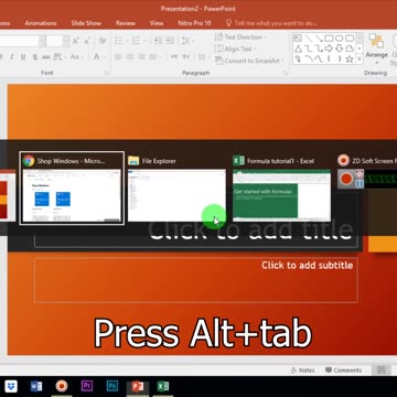 switch between different programs