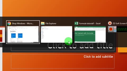 switch between different programs