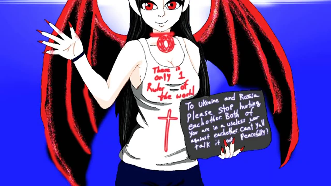 Oc speedpaint a vampires message for peace