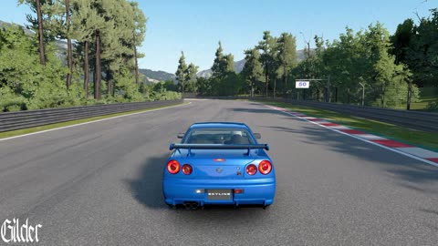 Circuit de Sainte-Croix - A 02 Skyline GT-R R34 V-spec II Nur