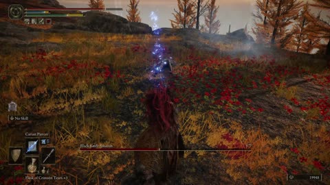 Elden Ring PC | Black Knife Assassin boss fight solo on NG, at the entrance to Sainted Hero's Grave