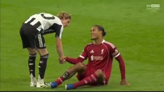 Take a look at Van dijk’s leg after the dangerous tackle on him