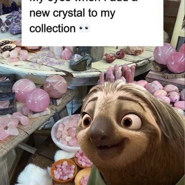 👀 😱My face every time I add just one more crystal to the collection 👀💎 #crystaladdict #spiritualmeme