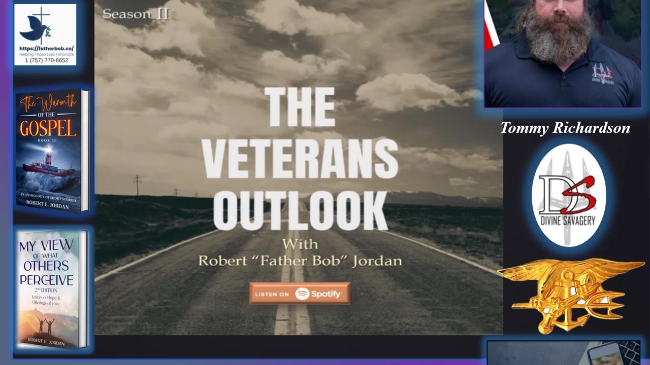 The Veterans Outlook Podcast Featuring Retired Navy SEAL, Tommy Richardson.