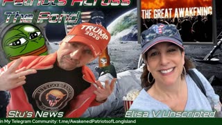 Patriots Across The Pond & Frens Ep9 - LIVE w/ Elisa V - 10.30am EST