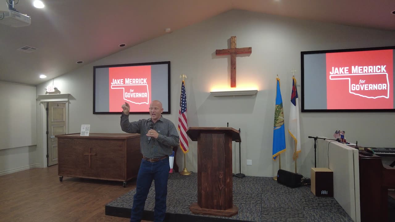 Jake Merrick at Liberty Church Yukon 8-24-25