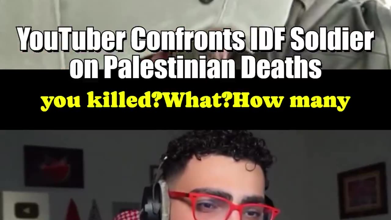 🤬🔥🔥🤬 Tense Exchange: YouTuber Questions IDF Soldier on Gaza Casualties