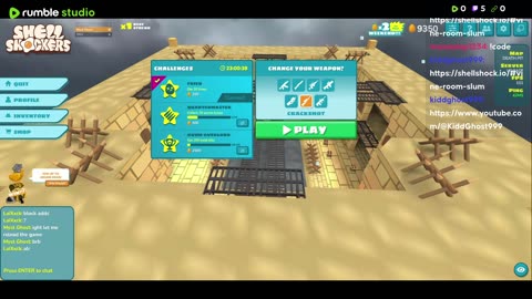 shell shockers live stream playing with viewers
