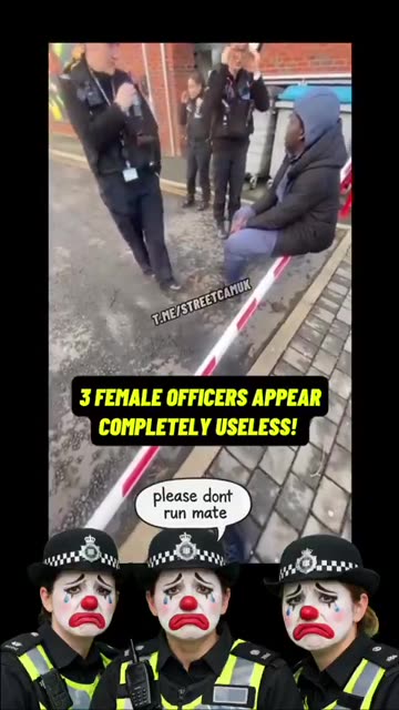 This is what a diverse British police force looks like full of female officers and weak people