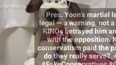 a warning, not a threat. 8 RINOs betrayed him and sided with the opposition.