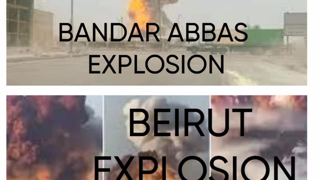 the similarity between both explosions were not coincidence and they were not accidents