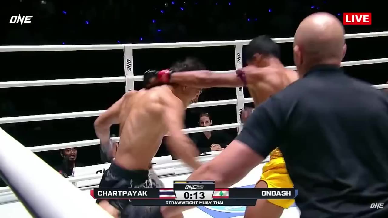 The craziest fight of the year? Watch the moment both fighters go down under blows