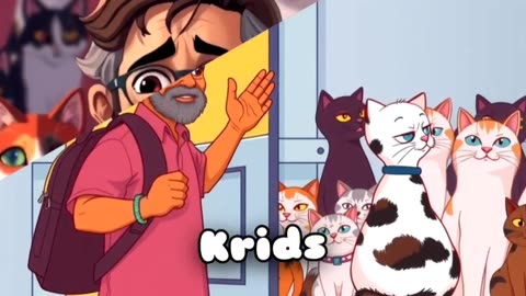 Beautiful Cat and Krids motivational Story#rumble